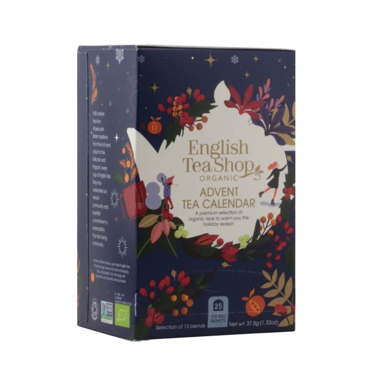 ETS Modrý čajový adventní kalendář 25 sáčků
