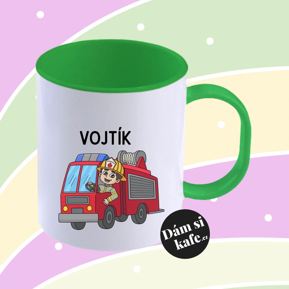 Plastový hrnek Hasiči