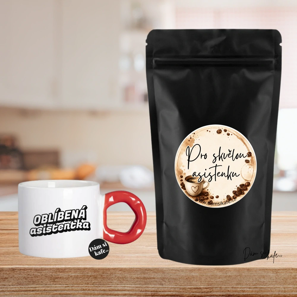 Dám si kafe – Zrnková káva „Pro skvělou asistentku“ Alžír 60g