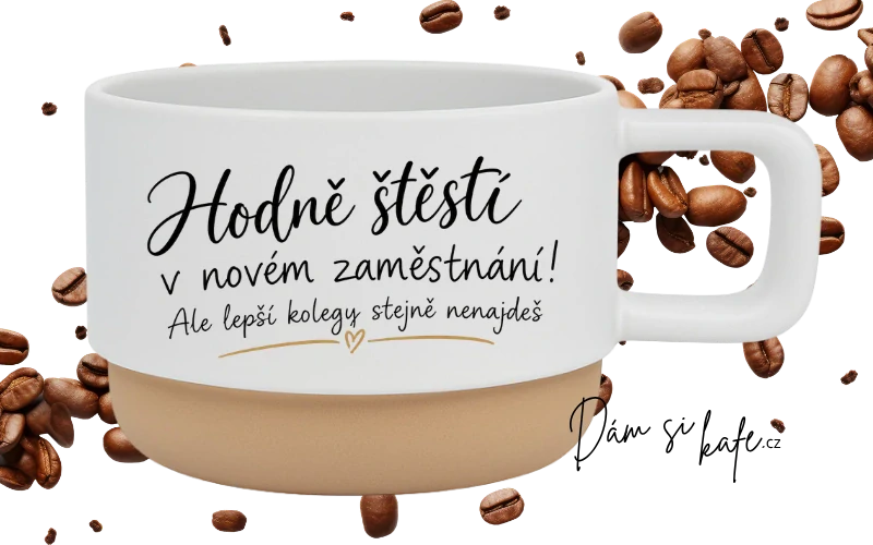 Keramický hrnek Barista – Hodně štěstí v novém zaměstnání