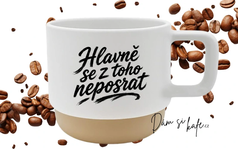 Keramický hrnek Barista – Hlavně se z toho neposrat