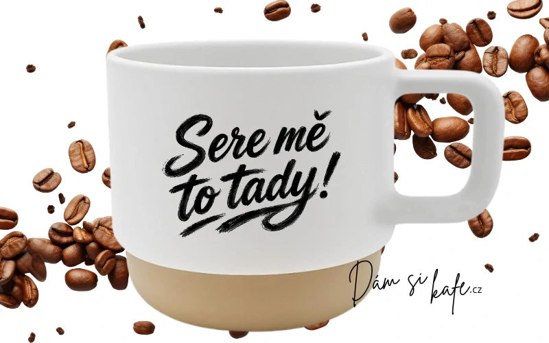 Keramický hrnek Barista – Sere mě to tady