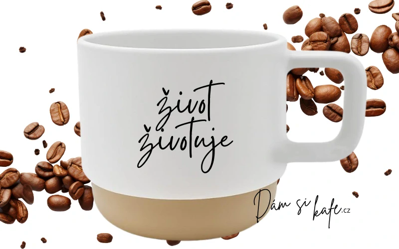 Keramický hrnek Barista – Život životuje