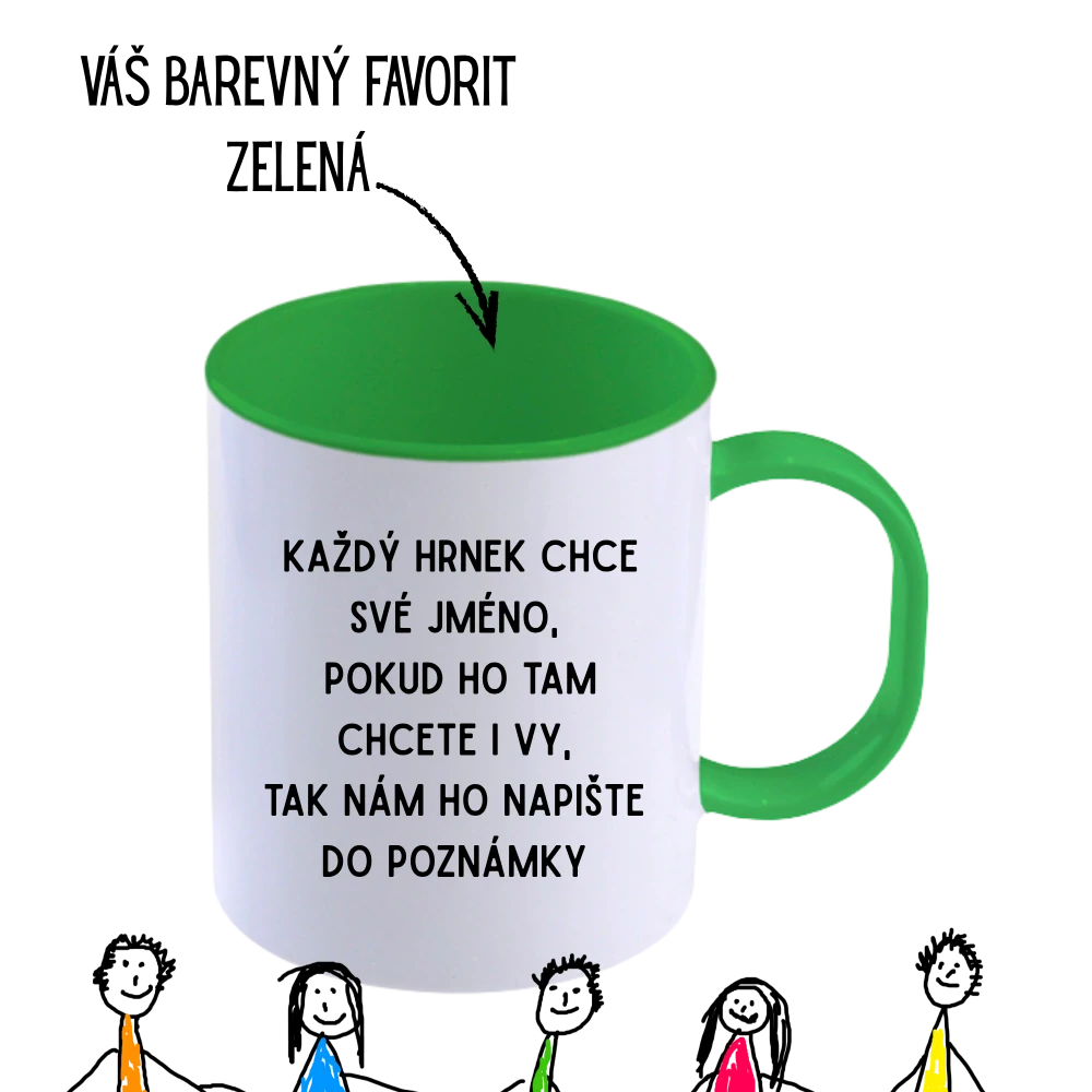 Dětský plastový hrnek „Mikulášská trojice“ – s vlastním jménem, nerozbitný (300 ml)