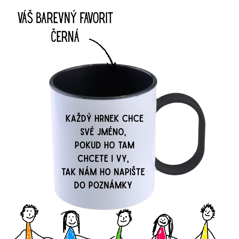 Dětský plastový hrnek „Mikulášská trojice“ – s vlastním jménem, nerozbitný (300 ml)