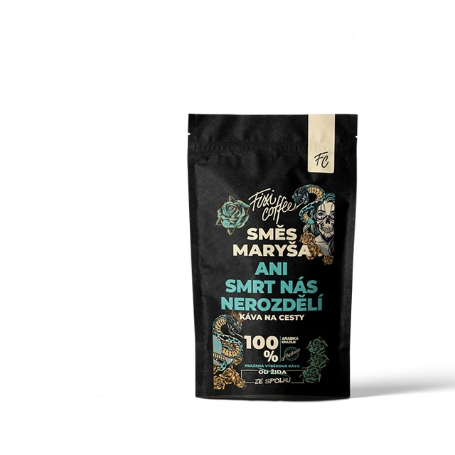 ☕ Dárková káva Káva Maryša – Ani smrt nás nerozdělí (100% výběrová Arabica) Fixi Coffee