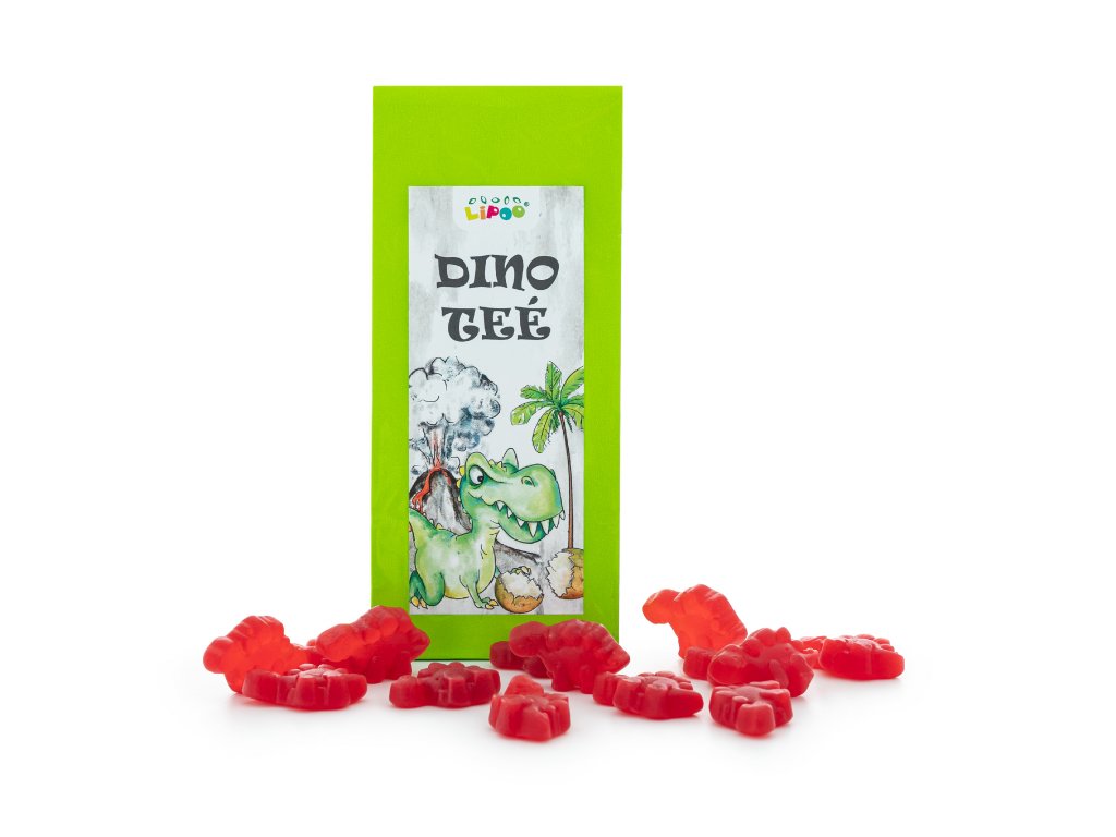 DINO TEÉ - ČAJOVÍ DINOSAUŘI S PŘÍCHUTÍ JAHOD