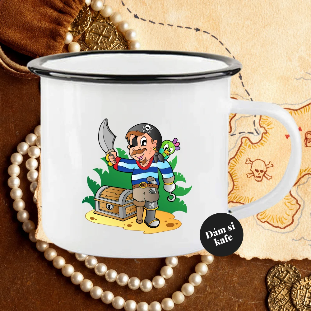 Plecháček Pirát s pokladem