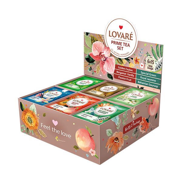 Lovaré Prime Tea Set (90 sáčků)