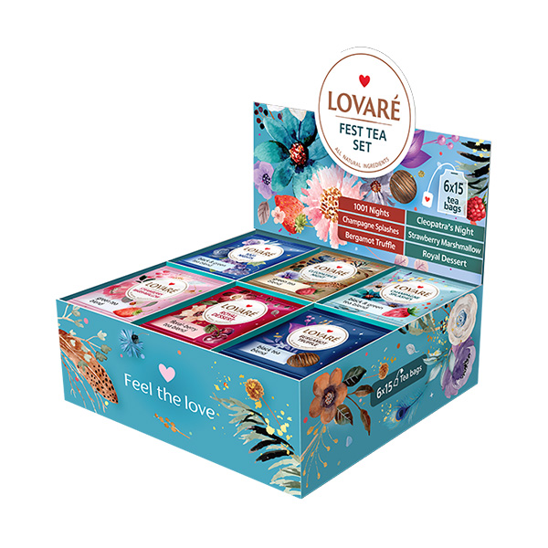 Lovaré Fest Tea Set (90 sáčků)