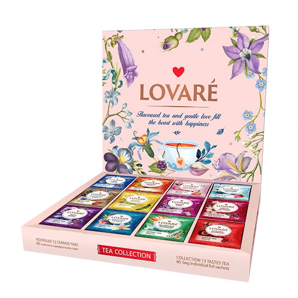 Lovaré Portfolio Flowers & Tea Collection, sada čajů (60 sáčků)