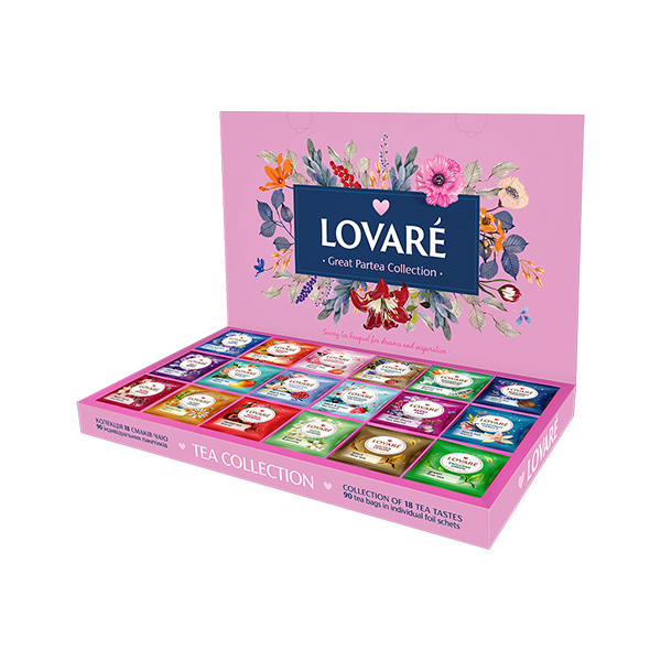 Lovaré Great Partea Collection, sada čajů (90 sáčků)