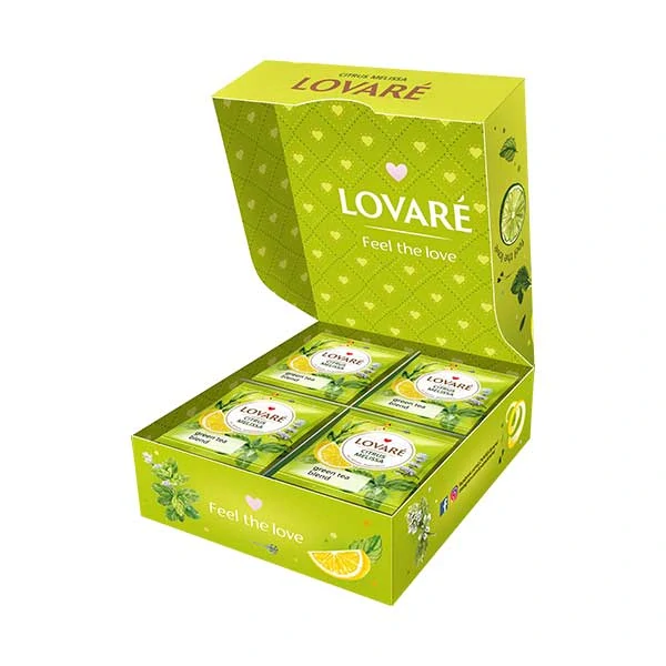 LOVARÉ Citrus Melissa 64g (32 sáčků, zelený čaj)