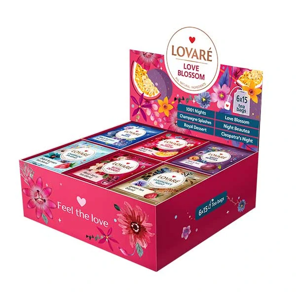 LOVARÉ Love Blossom 156 g (90 sáčků, kolekce čajů)
