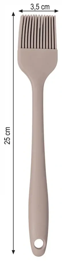 Silikonový štětec na pečení Gurmán- hnědý