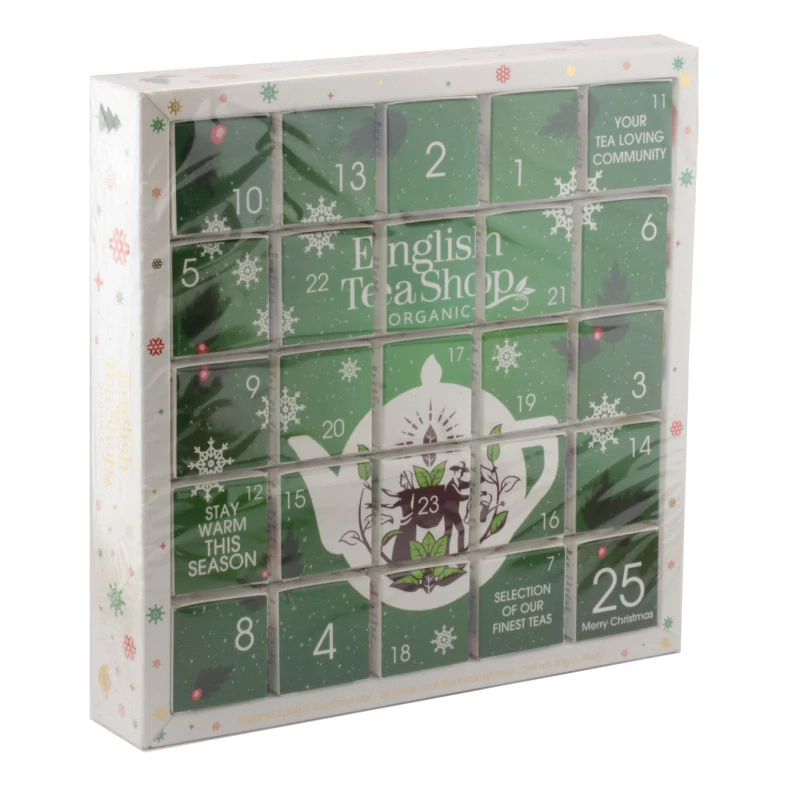 ETS Zelený adventní kalendář Puzzle, 25 pyramidek