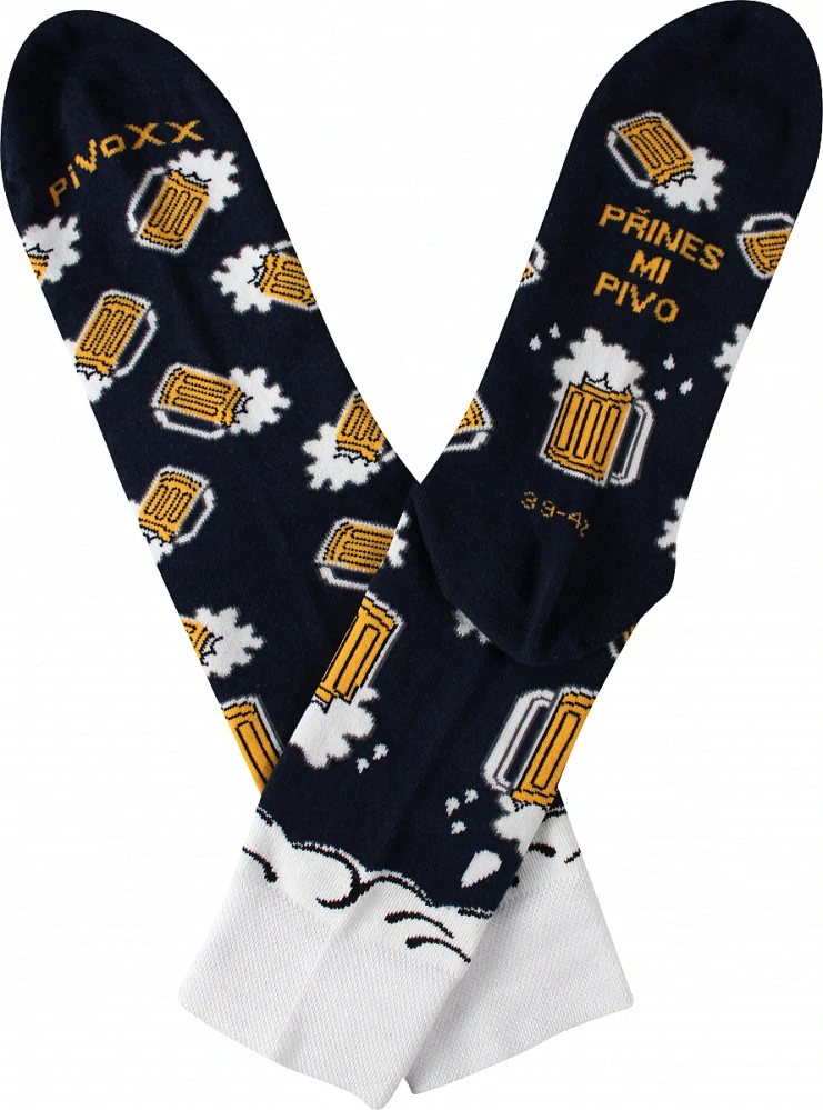 XXL Voxx Ponožky - pivo tmavě modré velikost 47-50