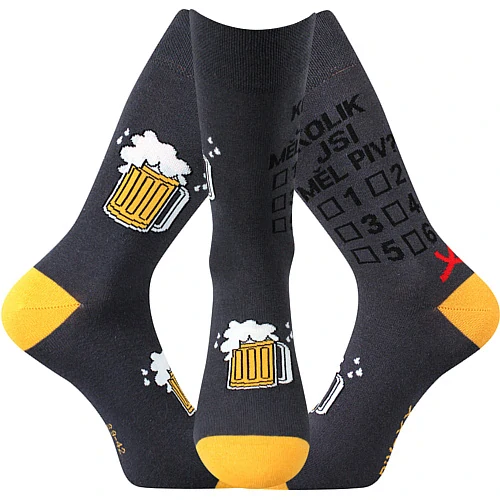 XXL Voxx Ponožky - pivo šedé velikost 47-50