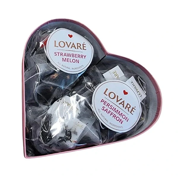 LOVARÉ Tea With Love 68g (34 pyramid, černý čaj)