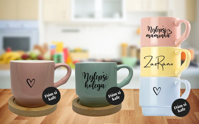 Stohovatelný hrnek Děkuji za Vaši svatou trpělivost