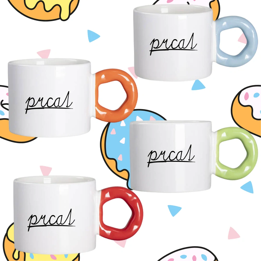 Hrnek Koblížek s koblihovým (donut) uchem Prcat