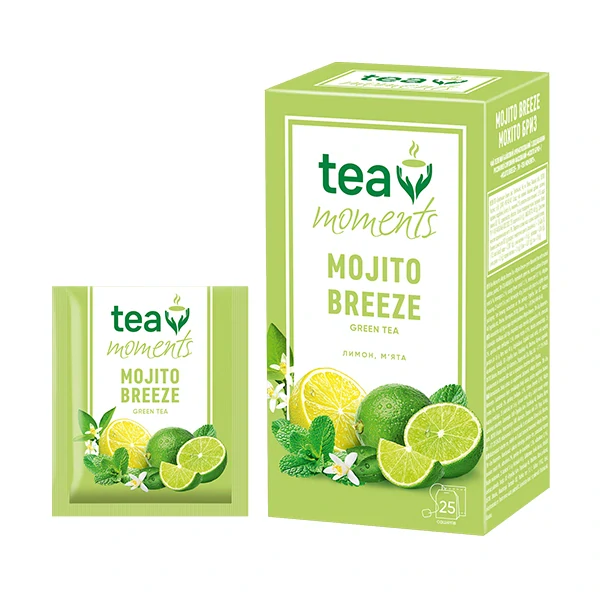 Tea Moments Mojito Breeze 30g (25 sáčků, zelený čaj)