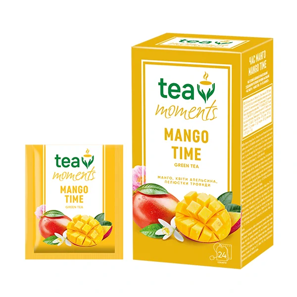 Tea Moments Mango Time 38,4g (24 sáčků, zelený čaj)