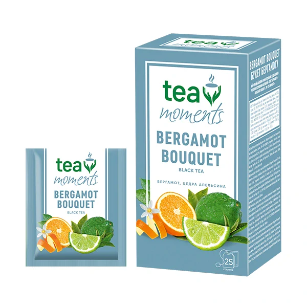Tea Moments Bergamot Bouquet 45g (25 sáčků, černý čaj)