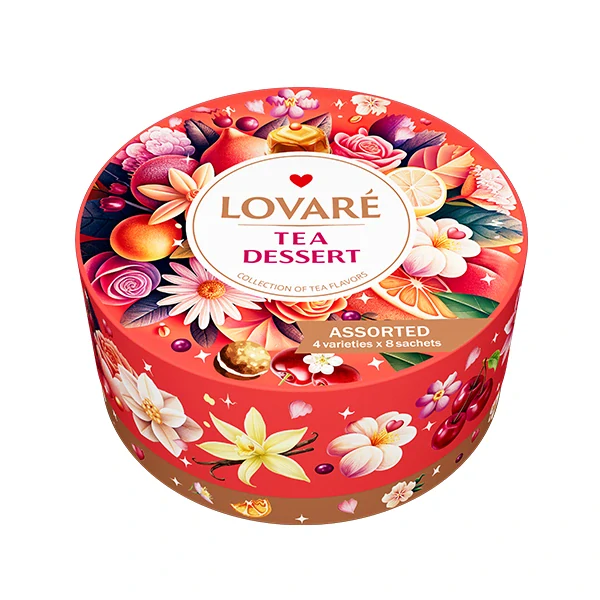 LOVARÉ Tea Dessert 80g (40 sáčků, kolekce čajů)