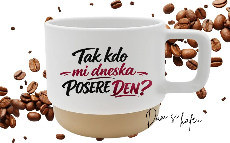 Keramický hrnek Barista – Tak kdo mi dneska posere den?