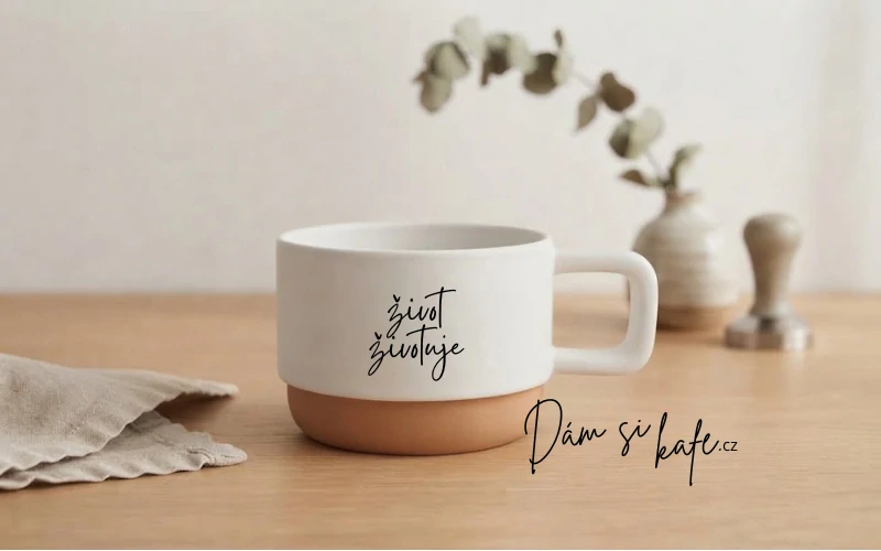 Keramický hrnek Barista – Život životuje