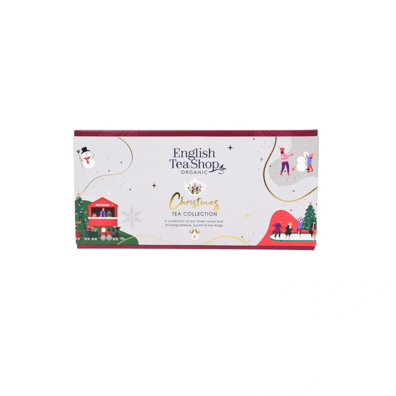 ETS Vánoční stromeček, 6 pyramidek, Kolekce Bílá Kouzla, English Tea Shop