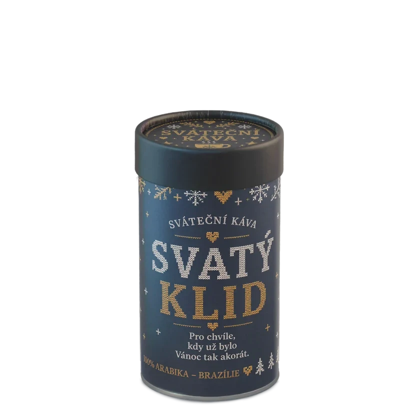 ☕ Sváteční dárková káva „Svatý klid“ od Fixi Coffee – 100% výběrová Arabica v papírové tubě