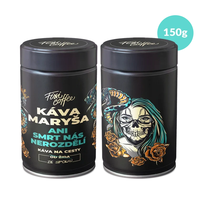 ☕ Dárková káva Káva Maryša – Ani smrt nás nerozdělí (100% výběrová Arabica) Fixi Coffee