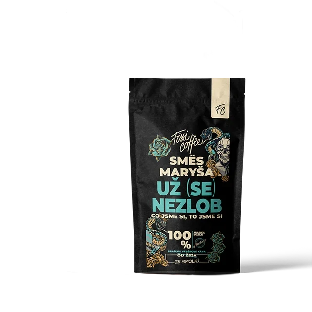 ☕ Dárková káva Káva Maryša – Už (se) nezlob (100% výběrová Arabica) Fixi Coffee