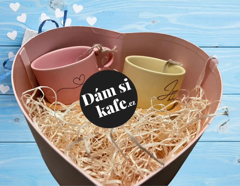 Dárková krabice srdce růžová