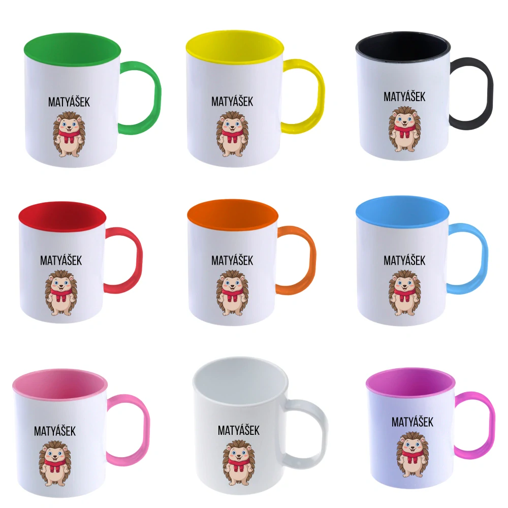 Plastový hrnek Ježeček