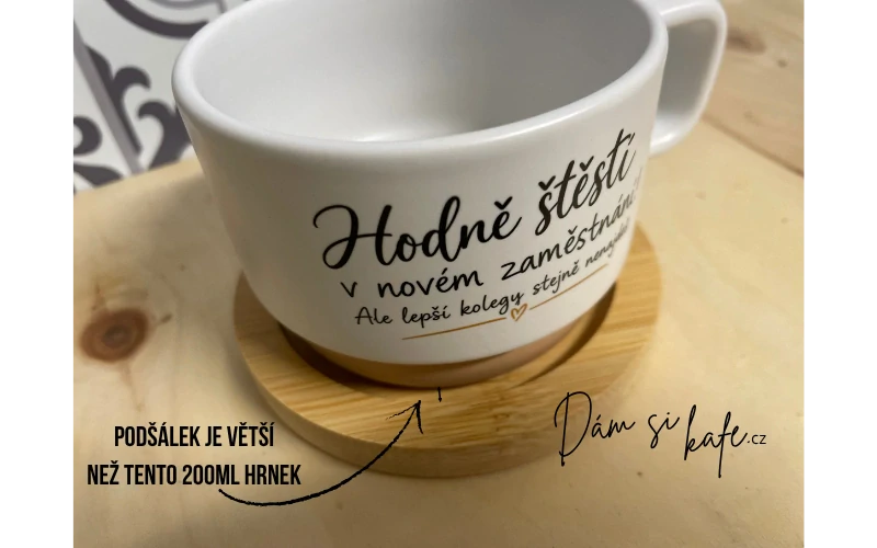 Keramický hrnek Barista – Hodně štěstí v novém zaměstnání