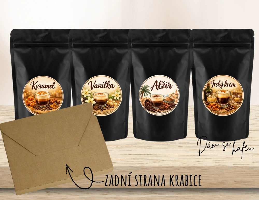 ☕ Dárková sada káv „To chce kafe a nohy nahoru“