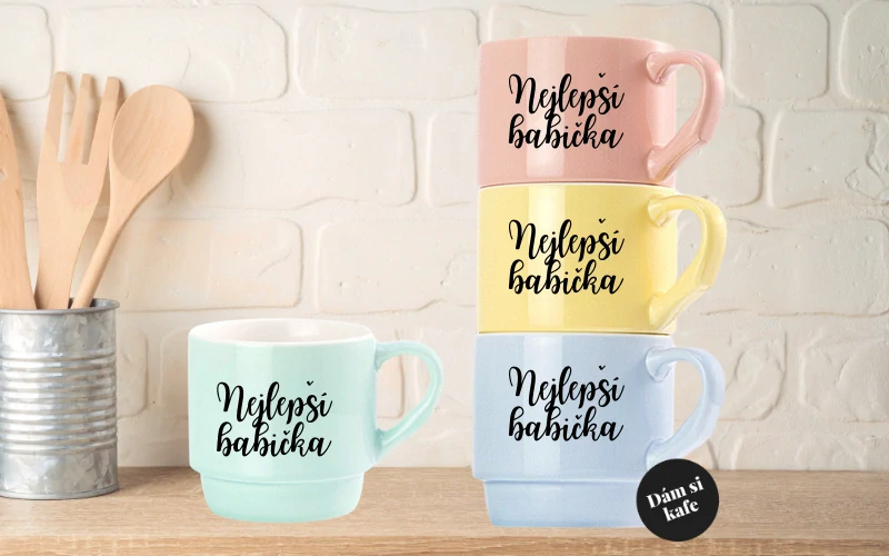 Stohovatelný hrnek Nejlepší babička