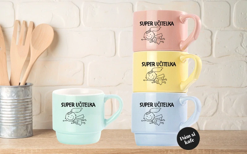 Stohovatelný hrnek Super učitelka