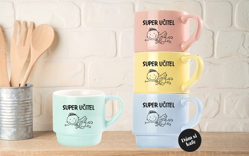 Stohovatelný hrnek Super učitel