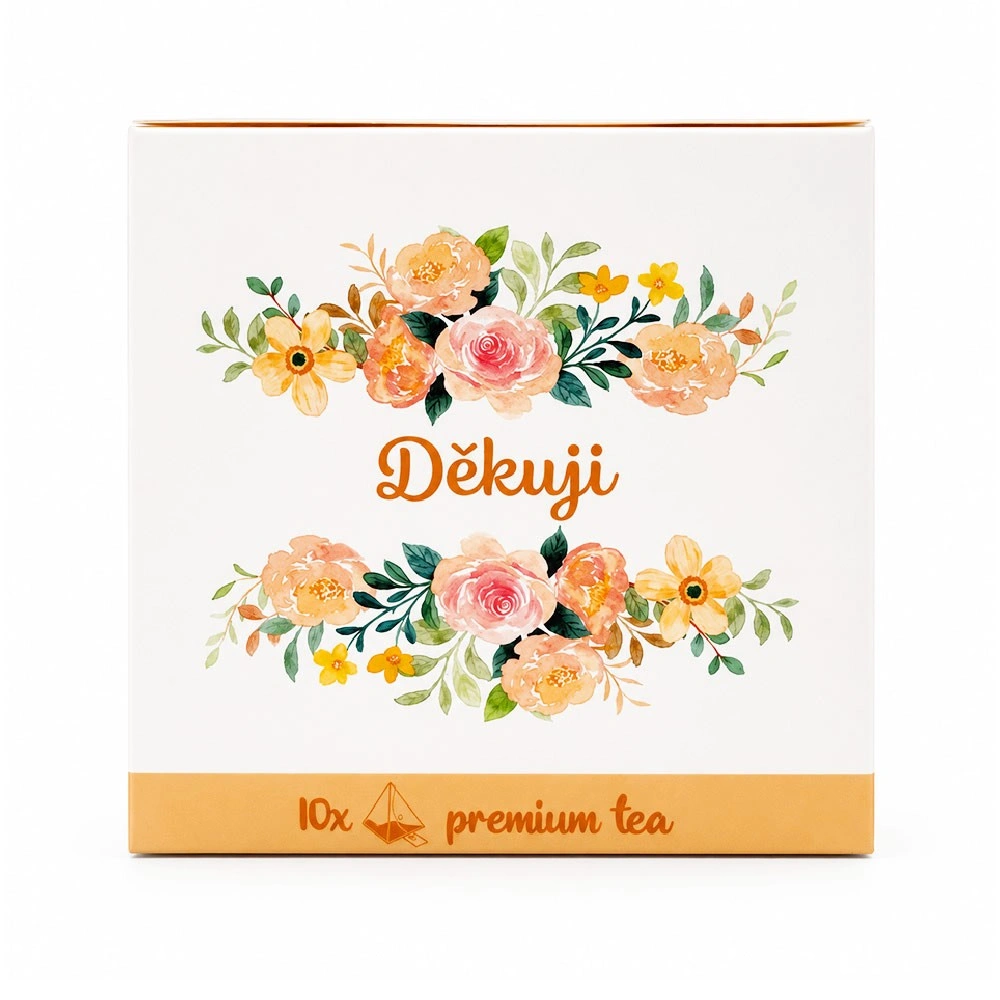 ARÔME Dárkový zelený čaj Děkuji 20g (heřmánek, citronela, borůvky a bez)