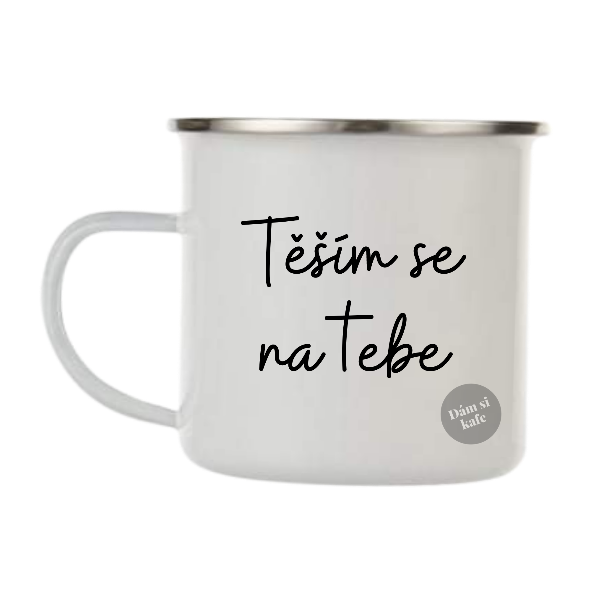 Plecháček s kamionem a textem