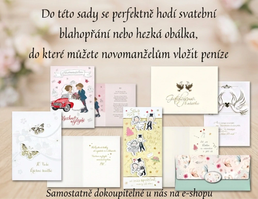 Sada pro novomanžele v dárkovém balení