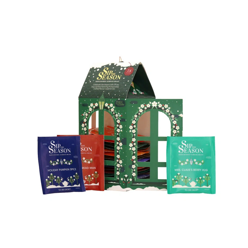 ETS Čajový dům U Lucerny, adventní kalendář 24 sáčků, Bio, English Tea Shop