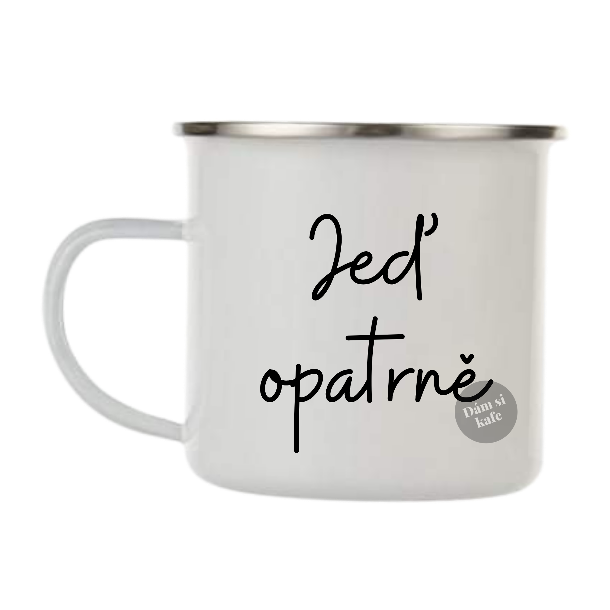 Plecháček s kamionem a textem
