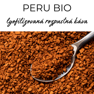 PERU BIO lyofilizovaná rozpustná káva 100% arabica - káva z pražírny
