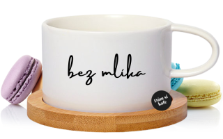 Šálek makronka bez mlíka