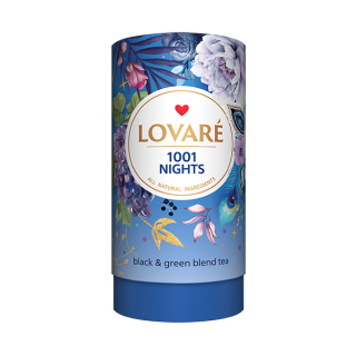 Lovaré 1001 Nights, černý/zelený čaj (sypaný, 80 g)